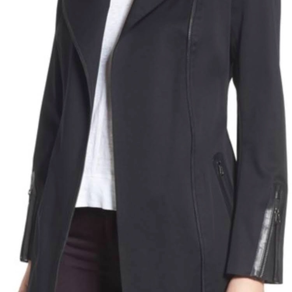 Mackage Black Trench Coat with Belt